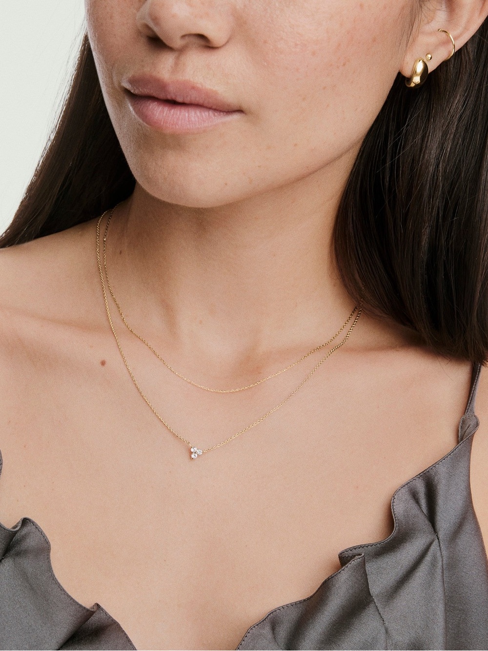 Mejuri Lotus Necklace